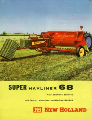 new holland super hayliner baler