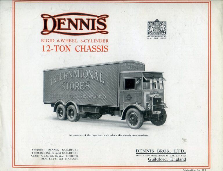 T06 Dennis 12-ton Chassis - Gibbard Tractors