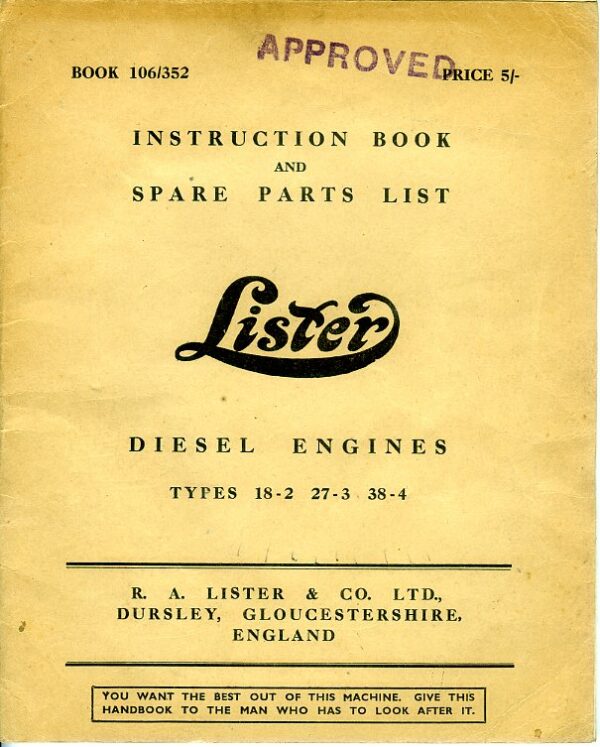 EG-M01 Lister Diesel Engines