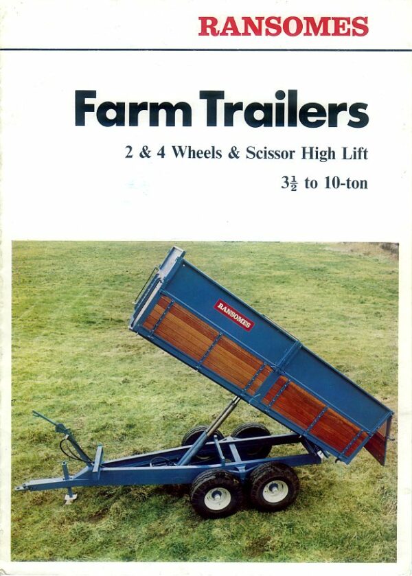 RA01 Ransomes Farm Trailers