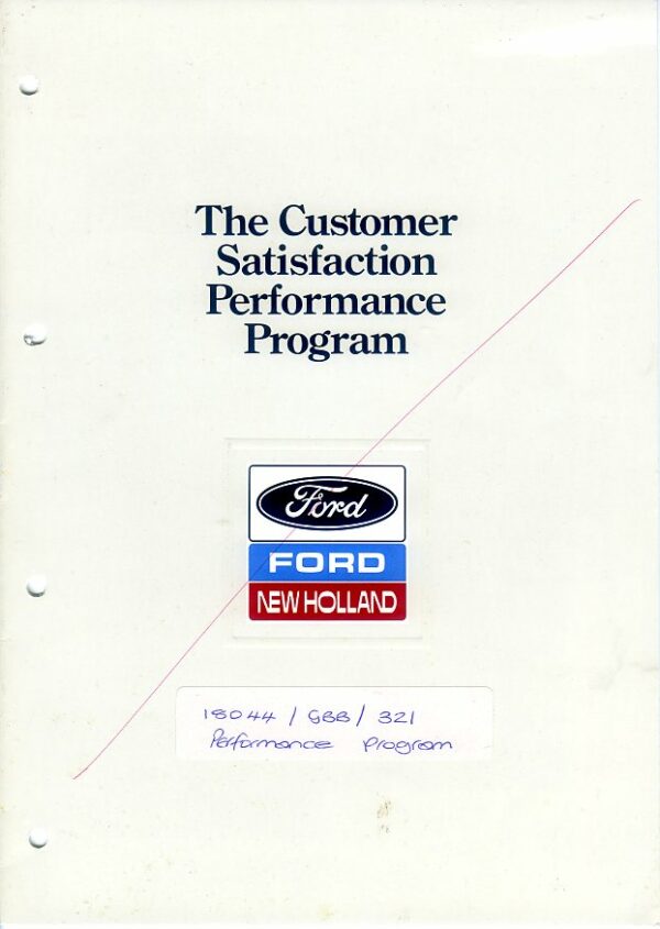 FOI-55 Ford New Holland Customer Satisfaction