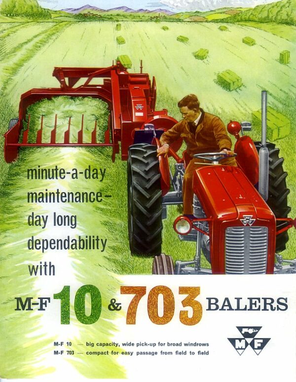 BA09 Maasey Ferguson 10, 703 Balers