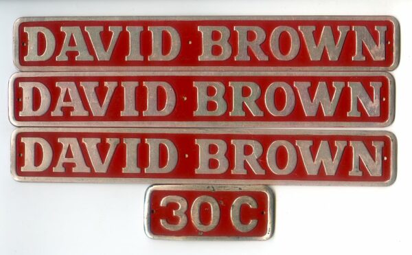 CL06 David Brown 30C Badges