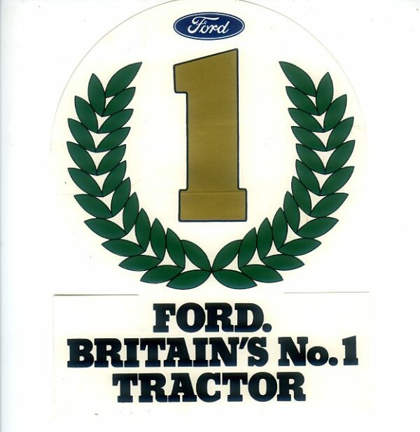 CL10 Ford No.1 Tractor Decal