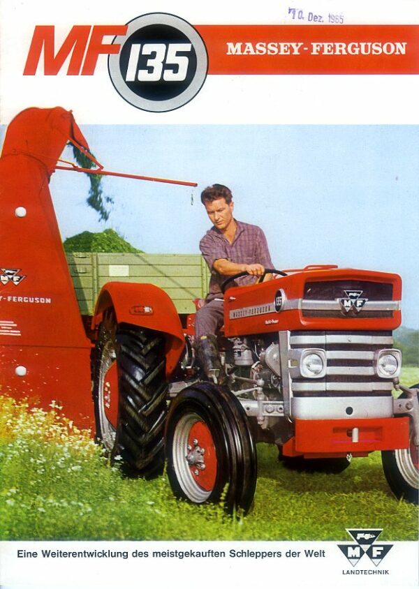 MF149 Massey Ferguson 135 German