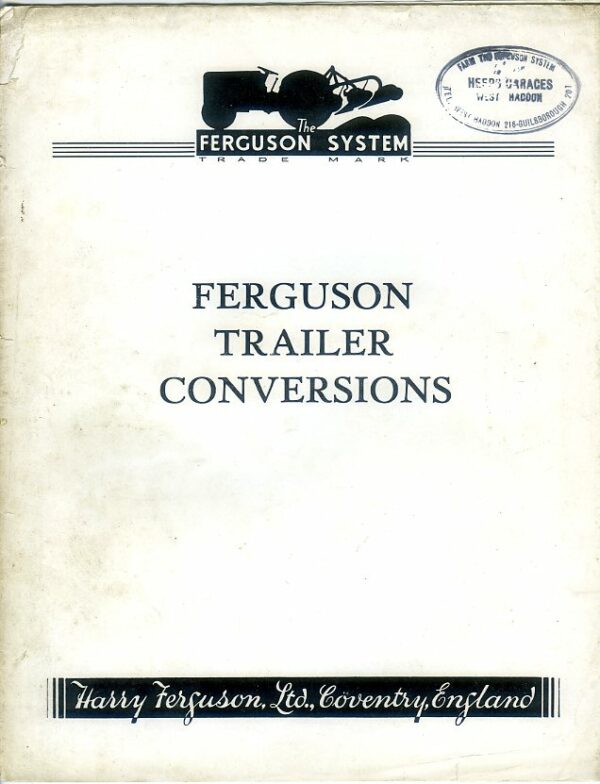 F-M31 Ferguson Trailer Conversions