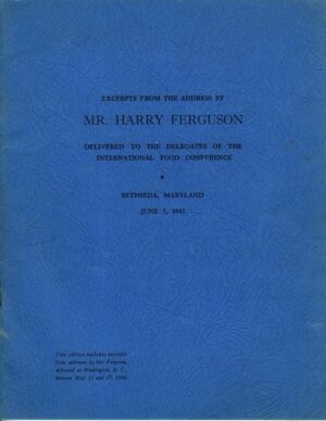 F02 Harry Ferguson Address 1943
