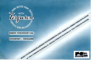 F55 Ferguson Implement Folder No.2