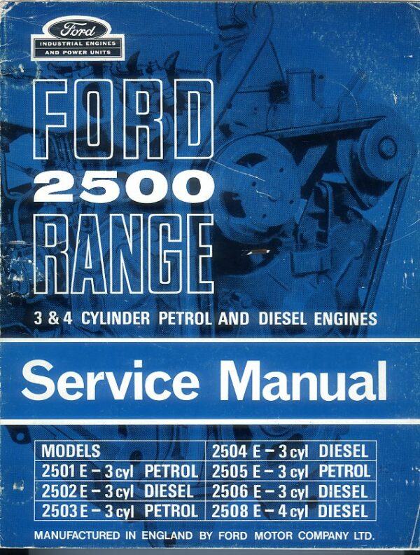 FC-M20 Ford 2500 Range Engines