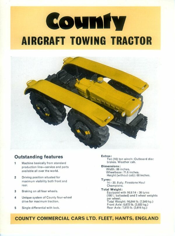 FC95 County 1124 Aircraft Tractor