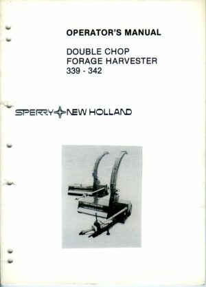 FH-M03 New Holland 339, 342 Forage Harvesters