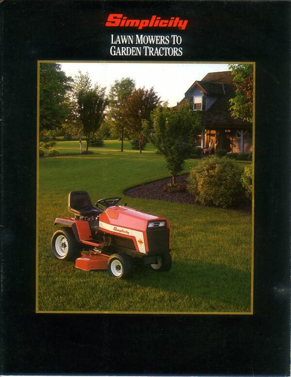 HO15 Simplicity Garden Tractors