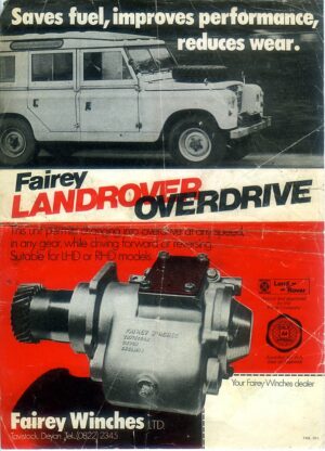 LR35 Fairey Land Rover Overdrive