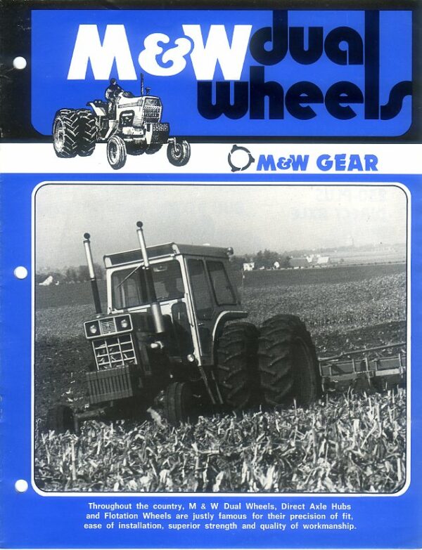 CA32 M&W Dual Wheels