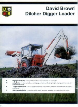 DBI-24 David Brown Ditcher Digger Loader