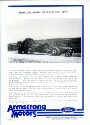 FC22 Armstrong Ford Hauler Tractors