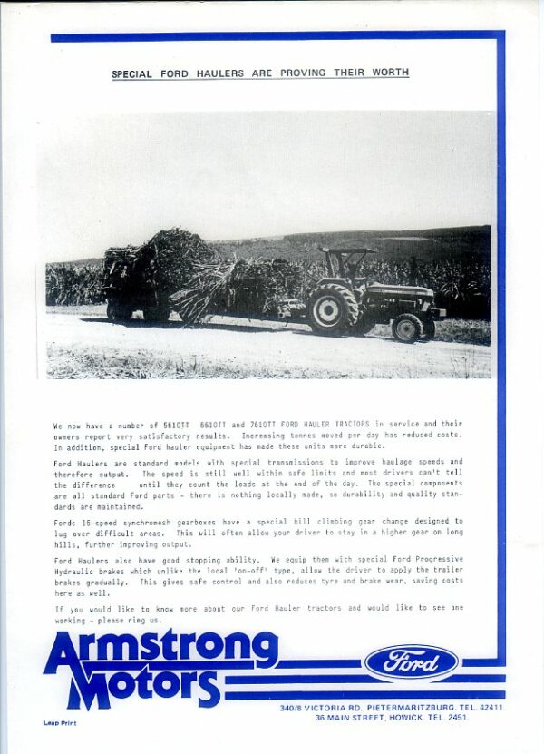 FC22 Armstrong Ford Hauler Tractors