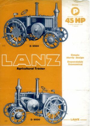 G103 Lanz D9500 Model P