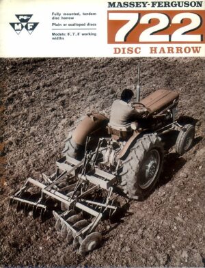 MFI-84 Massey Ferguson 722 Disc Harrow