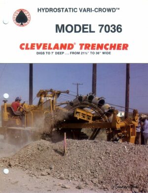 CN78 Cleveland 7036 Trencher