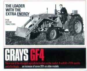 EE85 Zetor Grays GF4 Loader