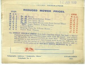EF19 Kearsley's Mowers and Reapers