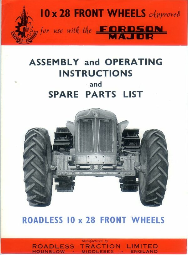 FC84 Roadless 10x28 Front Wheels