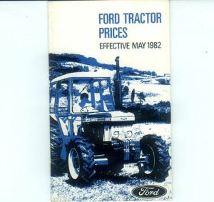 FOI-50 Ford Tractor Price List 1982