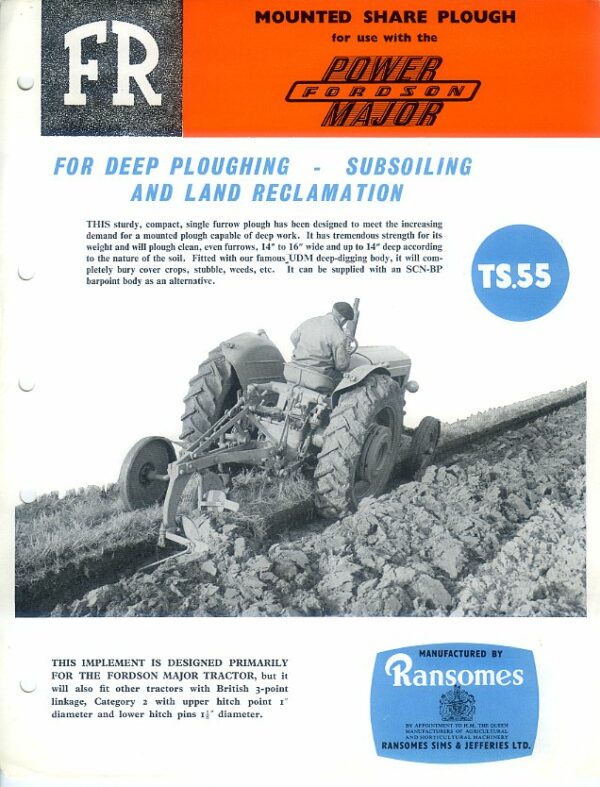 FOI-56 Ransomes TS55 Plough