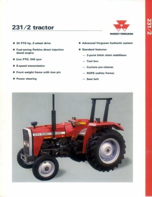MF39 Massey Ferguson 231/2
