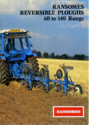 RA23 Ransomes TSR Reversible Ploughs