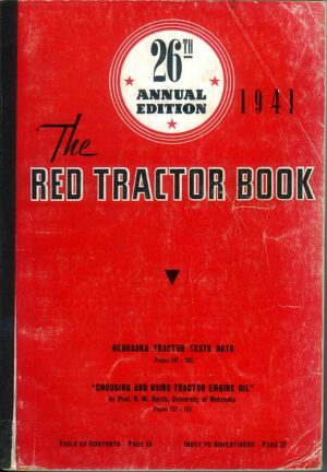 BK61 Red Tractor Book 1941