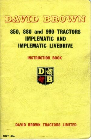 DB-M13 David Brown 850, 880, 990