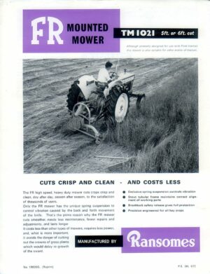 RA07 Ransomes TM 1021 Mower