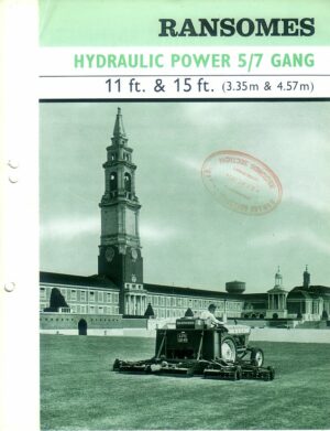 RA08 Ransomes Hydraulic Power 5/7 Gang Mower