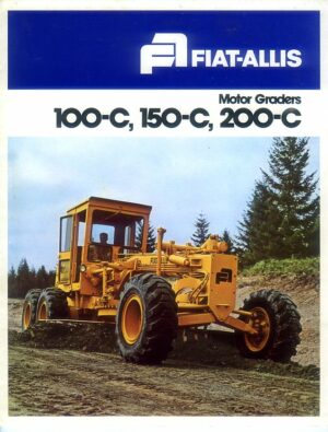 CN87 Fiat-Allis Motor Graders