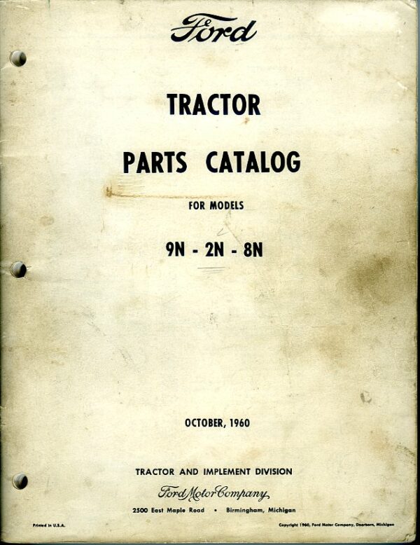FO-M51 Ford 9N, 2N, 8N