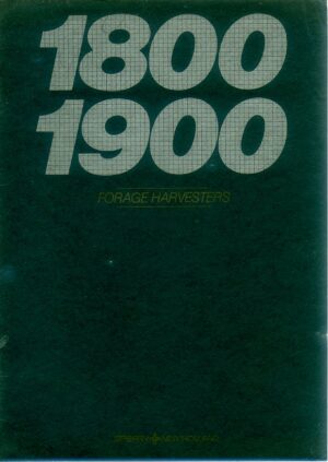 NH19 New Holland 1800, 1900 Foragers