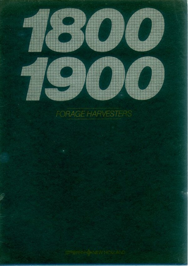 NH19 New Holland 1800, 1900 Foragers