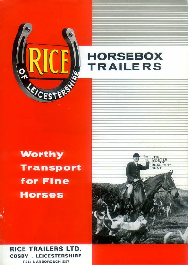 TA07 Rice Horsebox Trailers