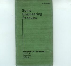 EG04 Ruston & Hornsby Engineering Products