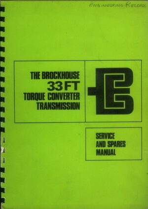 FC-M16 Brockhouse 33FT Transmission