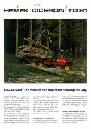 FM139 Hemek Ciceron TD81 Forwarder