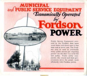 FO170 Fordson Model F Municipal
