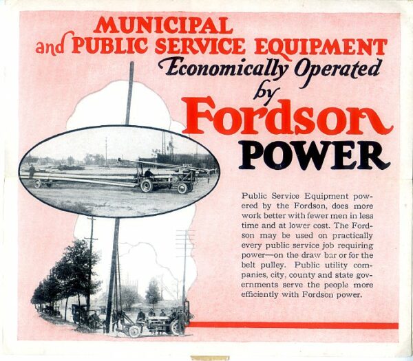 FO170 Fordson Model F Municipal