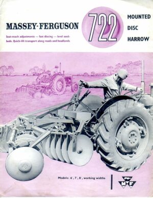 MFI-94 Massey Ferguson 722 Disc Harrow