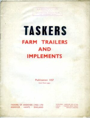 TA01 Taskers Trailers & Implements