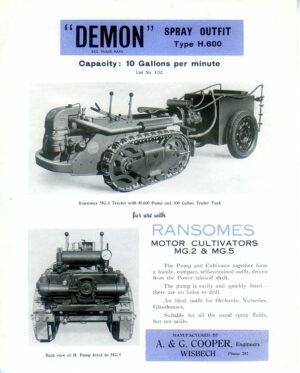 BR26 Ransomes MG Demon Spray Outfit