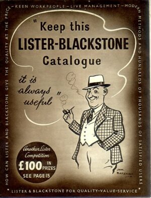 FM91 Lister Blackstone 1950 Catalogue