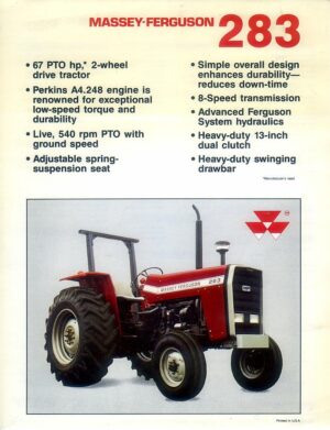 MF106 Massey Ferguson 283